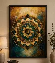 Sanskrit Om mandala with gold details_01.webp