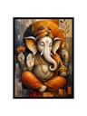 Ganesha in Modern Spiritual Abstraction/Canvas Art