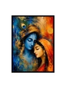 Sacred Bond of Radha Krishna/Canvas Art