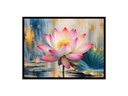 Golden Lotus Serenity/Canvas Print