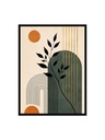 Geometric Shapes & Organic Botanical/Canvas Art