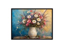 Wildflower Bouquet in Rustic Vase