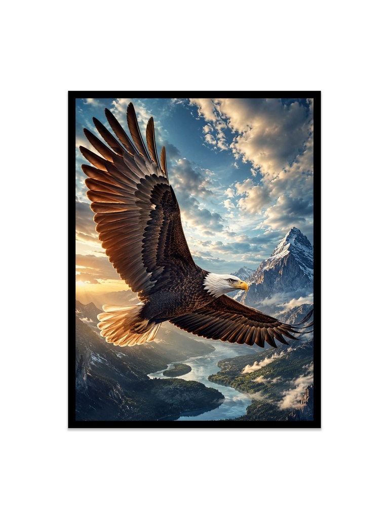 Soaring Majesty Eagle / Canvas Print