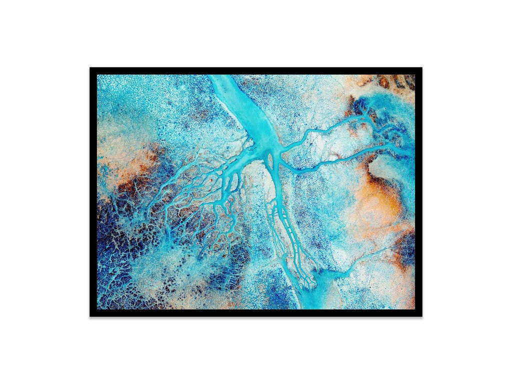 Ocean Veins / Canvas Print (12x16, No Frame)