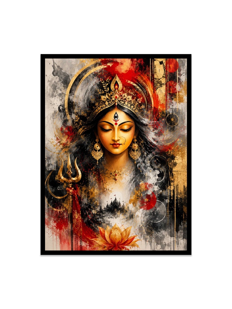 Divine Shakti Maa Durga Abstract/Canvas Print