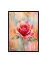 Elegant Rose in Modern Interior Design/Canvas Print