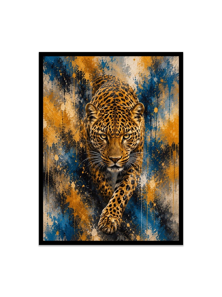 Leopard in Motion/Canvas Art